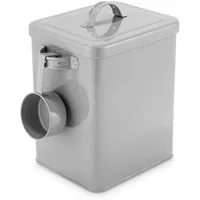 Azyvum Waschmittel Aufbewahrung 6.5L,Metall Waschpulver Aufbewahrungsbox,Waschpulver Box mit Dosierlöffel,Aufbewahrungsbox