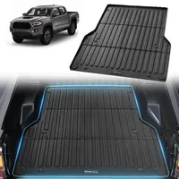 Vevor Ladeflächenmatte für Lkw kompatibel mit Toyota Tacoma 2005–2023, TPE-Ladeflächenmatte für Lkw 1520 x 1360 x 45 mm Ladeflächen, schwarze Dicke Matratze, Ideal für den Transport von Waren