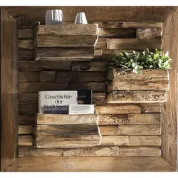 SIT Wandregal »ROMANTEAKA«, Holz - braun