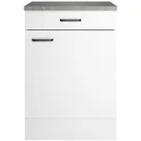 OPTIFIT Unterschrank Bonn214 60 x 60 x 88 cm Weiß/Grau