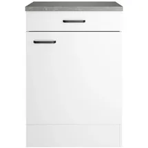 OPTIFIT Unterschrank Bonn214 60 x 60 x 88 cm Weiß/Grau