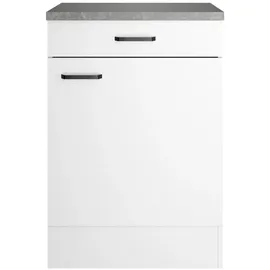 OPTIFIT Unterschrank Bonn214 60 x 60 x 88 cm Weiß/Grau
