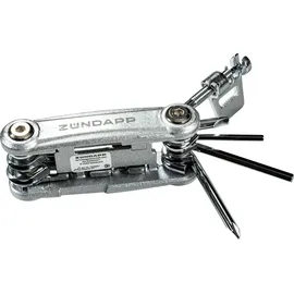 Zündapp Multitool Fahrradwerkzeug 16 Funktionen Silber