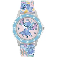 Disney Mädchen Analog Quarz Uhr mit Silikon Armband LAS9011