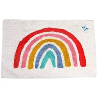 Rex London Badematte aus 100% Baumwolle mit „Regenbogen“ Motiv
