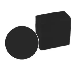 Schachtel mit 1600 spitzen Papierservietten, 33x33, Farbe Schwarz