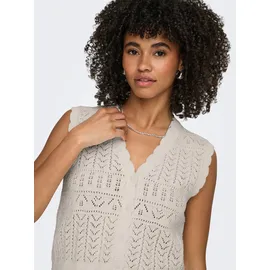 Only ONLIRINA V-NECK BUTTON VEST KNT NOOS Beige XL