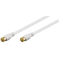 Goobay 62743 F-Quick SAT Antennenkabel, 80 dB, 2x geschirmt,