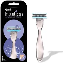 Wilkinson Intuition Sensitive Touch - 1 Rasierer für empfindliche Haut + 1 Ersatzklinge mit 3 Klingen