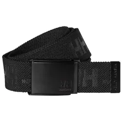 Stretch Textil-Gürtel "HH LOGO WEBBING BELT" - schwarz