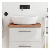 vidaXL Waschtischplatte 60x40x4 cm Massivholz Buche