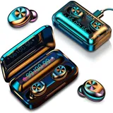 NAUC In-Ear Bluetooth Kopfhörer für Samsung Galaxy S25 S24 S23 S22 S21 Sport Ohrhörer / Schwarz