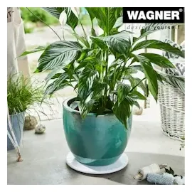 Wagner System GmbH Wagner Pflanzenroller Ultraflat GH 0451 Weiß Ø 30