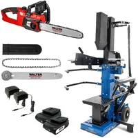 SCHEPPACH 15t Holzspalter 400V + Walter Akku-Kettensäge 40V inkl.