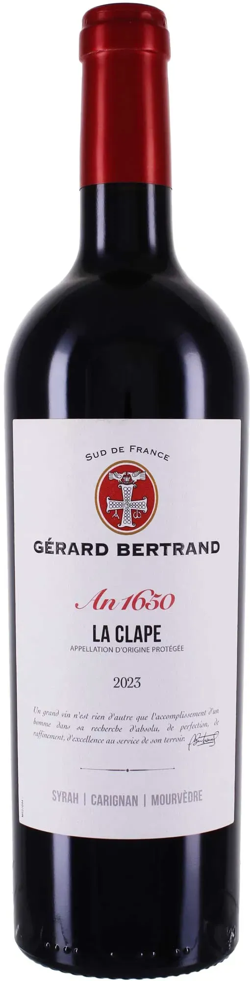 Gerard-Bertrand 2023 Gerard Bertrand Grand Terroir La Clape 2023 Carignan,Mourvedre,Syrah Frankreich