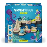 Ravensburger GraviTrax Junior Starter-Set S Ocean - Erweiterbare Kugelbahn für Kinder Murmelbahn aus umweltfreundlichen Materialen mit Themenwelten Ko