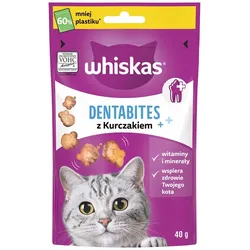 WHISKAS Dentabites 40 g: Zahnpflege für adulte Katzen
