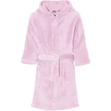 Playshoes Unisex Kinder Fleece-Bademantel Morgenmantel, rosa, 134/140