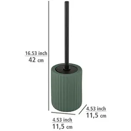 Wenko WC-Garnitur Belluno Grün/Schwarz