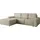 Mirjan24 Ecksofa Berne, Eckcouch mit Schlaffunktion und Bettkasten, Stilvoll Wohnzimmer Polstermöbel (Farbe: Sierra 744, Seite: Links) - Beige