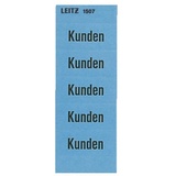 Leitz 15070000 Inhaltsschild Kunden, selbstklebend, 100 Stück, blau