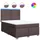 vidaXL Boxspringbett 140 x 200 cm Dunkelbraun