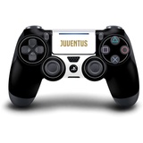 Head Case Designs Offizielle Juventus Football Club Schwarze Streifen Kunst Matte Vinyl Haut Gaming Aufkleber Abziehbild Abdeckung kompatibel mit Sony Playstation 4 PS4 DualShock 4 Controller