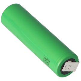 Sony Konion US18650VTC5 2600mAh 3,6V - 3,7V 65,4x18,2mm mit Lötfahne U