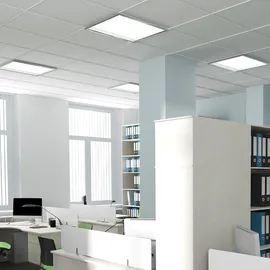 ETC Shop LED Einbaupanel 36W quadratisch Aluminium