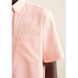 Seidensticker Businesshemd "Regular", Herren, Gr. L41, normale Ärmellängen, orange, 100% Baumwolle, Strukturmuster, regular fit, gerader Abschluss, Hemden, Regular 1/2 Button-Down-Kragen Struktur
