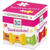 Ritter Sport Schokowürfel Dankeschön 22er / VollmilchSchokolade, 5fach sortiert
