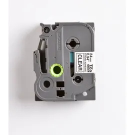 Brother TZE-S151 24mm schwarz auf transparent
