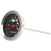 Fackelmann Bratenthermometer 14 cm Edelstahl Silber