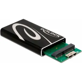 DeLock 42006 Externes Gehäuse SuperSpeed USB für mSATA SSD