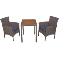 gardenson Balkonset 5-tlg. Braun