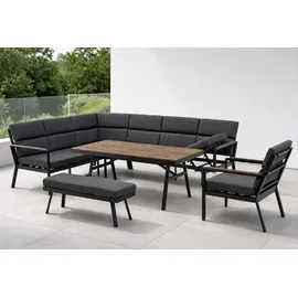 Gardissimo Nara XL Oak Loungeset grau