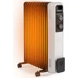 Costway 2500W Ölradiator 11 Rippen Heizkörper 5-35