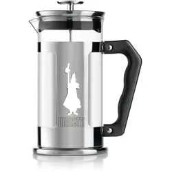 French Press Preziosa Filterkaffeemaschine 1,0 l (Edelstahl, Transparent)