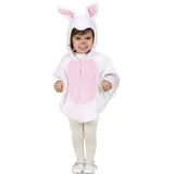NET TOYS Hasen Kostüm Kinder Hasenkostüm 98 cm 1-2 Jahre Häschen Poncho Bunny Kapuzenponcho Tier Kinderkostüm Hase Tierkostüm Kapuzencape Karnevalskostüme Kleinkinder