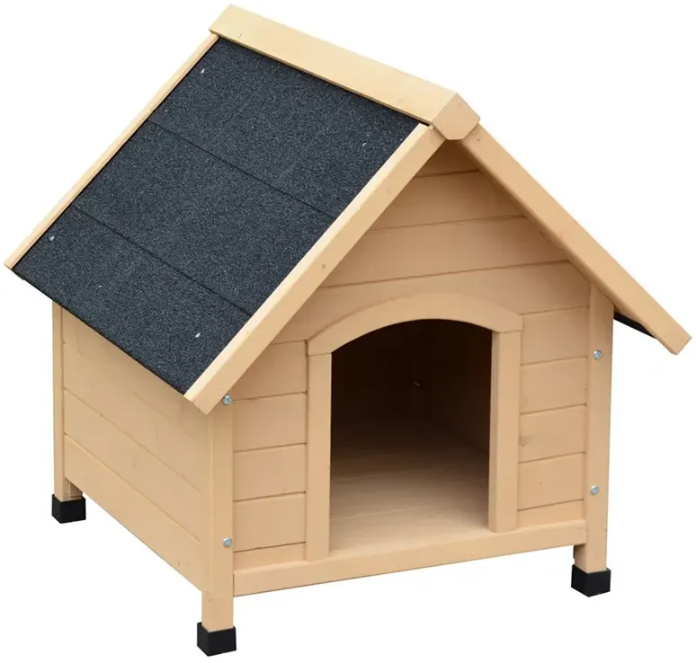 Hundehütte Liam, Hundehaus aus Fichtenholz, lasiert, naturbraun, XL