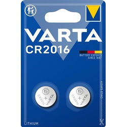 VARTA Batterien Knopfzelle CR2016 Lithium Coin 3V für elektronische Kleingeräte ...