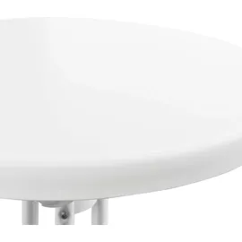 toboli klappbarer Bistrotisch Ø 80 cm Weiß