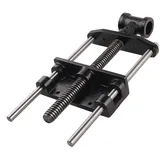 SUKITMISO Heavy Duty Holzschraubstock 7 Zoll Schraubstock 180mm Vorderzange für Hobelbank Holzspanner Hochleistungs-Tischbank Holzschraubstock-Hardware-Set für Holzbearbeitung Maschinenbau