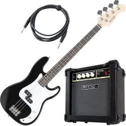 Rocktile Puncher E-Bass Black Jaco Set