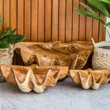 die Faktorei »Shelly« Muschel-Schale handgefertigt 50x25 cm