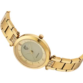 ETT Eco Tech Time Diamond Lady Solar Drive Damenuhr, Edelstahlarmband