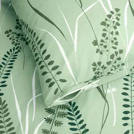 SCHIESSER Annic grün 135 x 200 cm + 80 x 80 cm