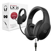 Lioncast® LX25 Gaming Headset mit abnehmbaren Mikrofon [Stereo Sound]- Gaming Kopfhörer für Playstation 5 PS5/PS4/XBox/Nintendo Switch/PC/Mac - Kabel AUX/Klinke - Gamer Headset - Smartphone Kopfhörer