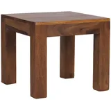 Wohnling Couchtisch Massivholz sheesham 45,0 x 45,0 x 40,0 cm