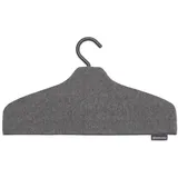 Brabantia - Dampf-Kleiderbügel - Feste Fläche für Hochdruck-Dämpfen auf Kragen und Schultern - Schnelle & einfache Ergebnisse - Beidseitig verwendbar - Vielseitiger 360° drehbarer Haken - Pepper Black